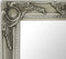 vidaXL - Wandspiegel - barok - stijl - 50x50 - cm - zilverkleurig