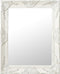 vidaXL - Wandspiegel - barok - stijl - 50x60 - cm - wit