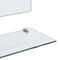 vidaXL - Wandspiegel - met - 5 - schappen - 100x60 - cm - zilverkleurig