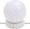 vidaXL - Wandspiegel - met - LED's - ovaal - 25x60 - cm - glas