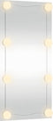 vidaXL - Wandspiegel - met - LED's - rechthoekig - 30x60 - cm - glas
