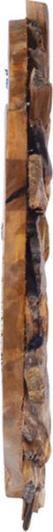 vidaXL - Wandspiegel - rond - 40 - cm - teakhout