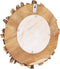 vidaXL - Wandspiegel - rond - 40 - cm - teakhout