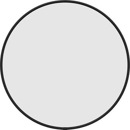 vidaXL - Wandspiegel - rond - Ø40 - cm - zwart