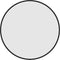 vidaXL - Wandspiegel - rond - Ø40 - cm - zwart