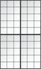 vidaXL - Wandspiegels - 4 - st - 100x60 - cm - metaal - zwart