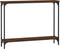 vidaXL - Wandtafel - 100x22,5x75 - cm - bewerkt - hout - bruin - eikenkleur