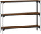 vidaXL - Wandtafel - 100x22,5x75 - cm - bewerkt - hout - bruin - eikenkleur