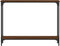 vidaXL - Wandtafel - 100x22,5x75 - cm - bewerkt - hout - bruin - eikenkleur