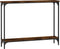vidaXL - Wandtafel - 100x22,5x75 - cm - bewerkt - hout - gerookt - eikenkleurig