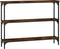 vidaXL - Wandtafel - 100x22,5x75 - cm - bewerkt - hout - gerookt - eikenkleurig