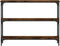 vidaXL - Wandtafel - 100x22,5x75 - cm - bewerkt - hout - gerookt - eikenkleurig