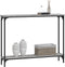 vidaXL - Wandtafel - 100x22,5x75 - cm - bewerkt - hout - grijs - sonoma - eikenkleurig