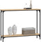 vidaXL - Wandtafel - 100x22,5x75 - cm - bewerkt - hout - sonoma - eikenkleurig