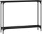 vidaXL - Wandtafel - 100x22,5x75 - cm - bewerkt - hout - zwart