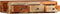 vidaXL - Wandtafel - 100x25x20 - cm - massief - sheeshamhout
