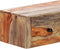 vidaXL - Wandtafel - 100x25x20 - cm - massief - sheeshamhout