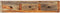 vidaXL - Wandtafel - 100x25x20 - cm - massief - sheeshamhout