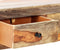 vidaXL - Wandtafel - 100x25x20 - cm - massief - sheeshamhout