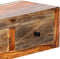 vidaXL - Wandtafel - 100x25x20 - cm - massief - sheeshamhout