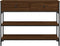 vidaXL - Wandtafel - 100x25x75 - cm - bewerkt - hout - bruin - eikenkleur