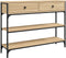 vidaXL - Wandtafel - 100x25x75 - cm - bewerkt - hout - sonoma - eikenkleurig