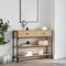 vidaXL - Wandtafel - 100x25x75 - cm - bewerkt - hout - sonoma - eikenkleurig