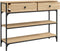 vidaXL - Wandtafel - 100x25x75 - cm - bewerkt - hout - sonoma - eikenkleurig
