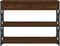 vidaXL - Wandtafel - 100x28x75 - cm - bewerkt - hout - bruin - eikenkleur