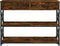 vidaXL - Wandtafel - 100x28x75 - cm - bewerkt - hout - gerookt - eikenkleurig