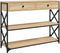 vidaXL - Wandtafel - 100x28x75 - cm - bewerkt - hout - sonoma - eikenkleurig