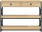 vidaXL - Wandtafel - 100x28x75 - cm - bewerkt - hout - sonoma - eikenkleurig