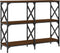 vidaXL - Wandtafel - 100x28x80,5 - cm - bewerkt - hout - bruin - eikenkleur