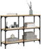 vidaXL - Wandtafel - 100x29x75 - cm - bewerkt - hout - sonoma - eikenkleurig