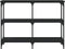vidaXL - Wandtafel - 100x29x75 - cm - bewerkt - hout - zwart