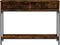vidaXL - Wandtafel - 100x30,5x75 - cm - bewerkt - hout - gerookt - eikenkleurig