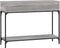 vidaXL - Wandtafel - 100x30,5x75 - cm - bewerkt - hout - grijs - sonoma - eikenkleurig