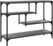 vidaXL - Wandtafel - 100x30x75 - cm - bewerkt - hout - grijs - sonoma - eikenkleurig