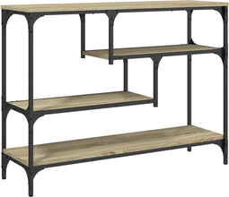 vidaXL - Wandtafel - 100x30x75 - cm - bewerkt - hout - sonoma - eikenkleurig