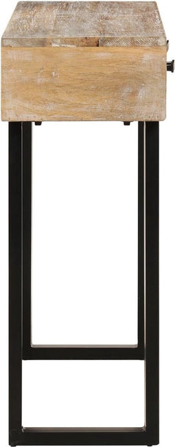vidaXL - Wandtafel - 100x30x75 - cm - massief - mangohout