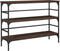 vidaXL - Wandtafel - 100x32x75 - cm - bewerkt - hout - bruin - eikenkleur