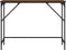 vidaXL - Wandtafel - 100x32x75 - cm - bewerkt - hout - bruin - eikenkleur