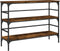 vidaXL - Wandtafel - 100x32x75 - cm - bewerkt - hout - gerookt - eikenkleurig