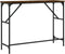vidaXL - Wandtafel - 100x32x75 - cm - bewerkt - hout - gerookt - eikenkleurig