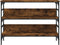 vidaXL - Wandtafel - 100x32x75 - cm - bewerkt - hout - gerookt - eikenkleurig