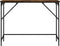 vidaXL - Wandtafel - 100x32x75 - cm - bewerkt - hout - gerookt - eikenkleurig