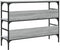 vidaXL - Wandtafel - 100x32x75 - cm - bewerkt - hout - grijs - sonoma - eikenkleurig