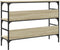 vidaXL - Wandtafel - 100x32x75 - cm - bewerkt - hout - sonoma - eikenkleurig