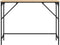 vidaXL - Wandtafel - 100x32x75 - cm - bewerkt - hout - sonoma - eikenkleurig