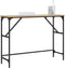 vidaXL - Wandtafel - 100x32x75 - cm - bewerkt - hout - sonoma - eikenkleurig